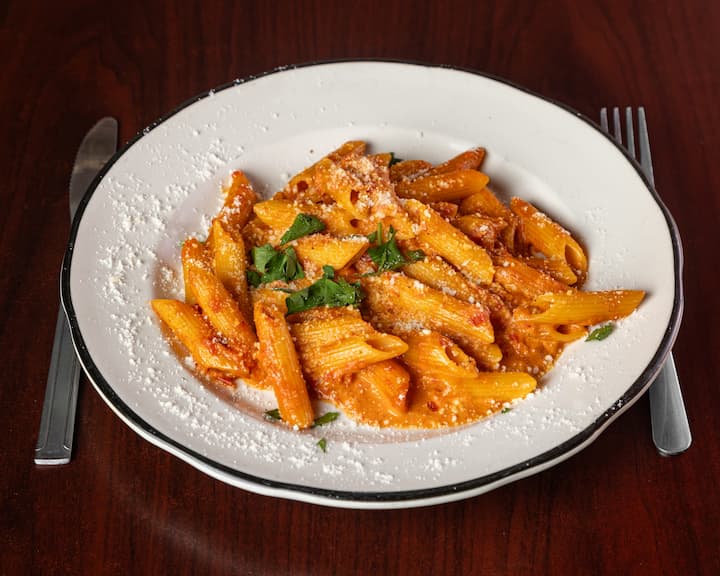 penne with vodka